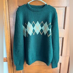 Vintage Men’s Argyle Sweater ⛳️